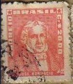 BRASIL 1959 Scott 800 Sello Personaje Jose Bonifacio 20cr Usado 